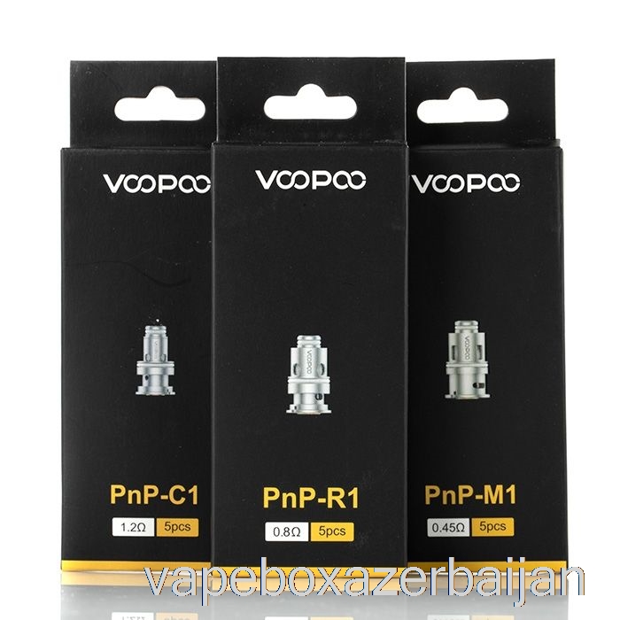 E-Juice Vape VOOPOO PnP Replacement Coils 1.0ohm PnP-R2 Dual Coils